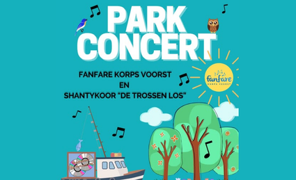 Parkconcert Fanfare Korps Voorst en Shantykoor De Trossen Los