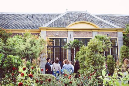 Meeting outside in Hortus Botanicus Leiden