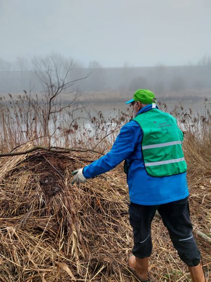 Groene ambassadeur maakt een broeihoop