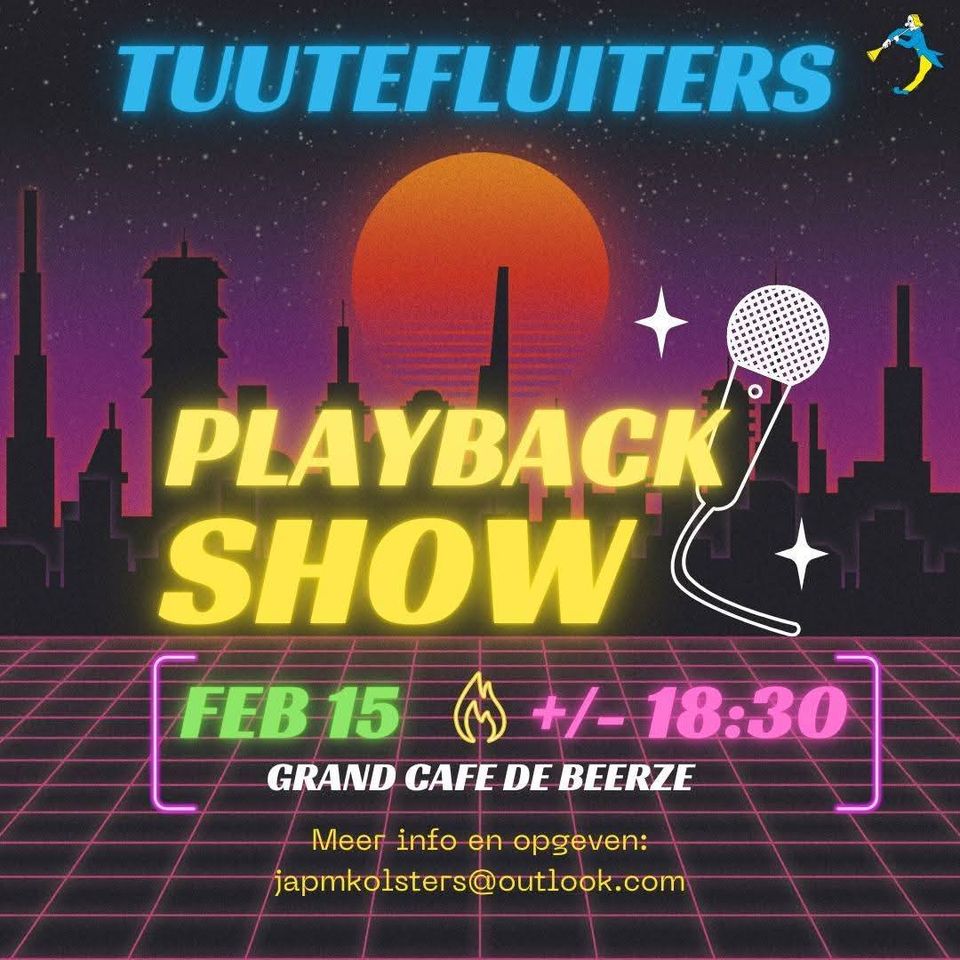 aankondiging play back show