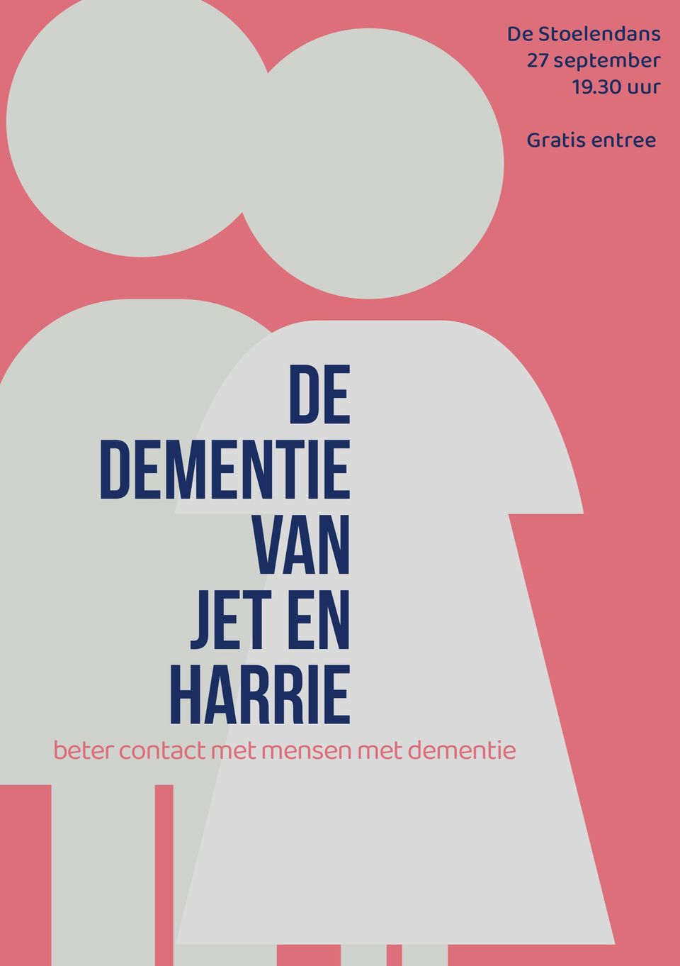 affiche theatervoorstelling de dementie van Jet en Harrie