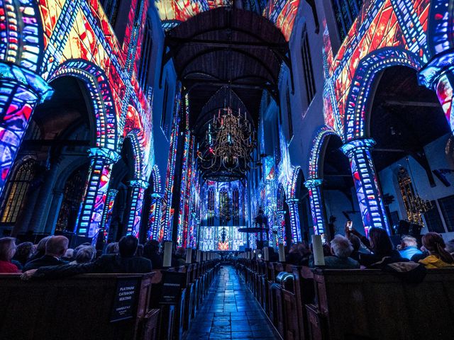 Luminiscence in de Oude Kerk Delft