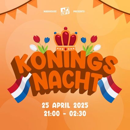 Poster Koningsnacht Soos Madhouse