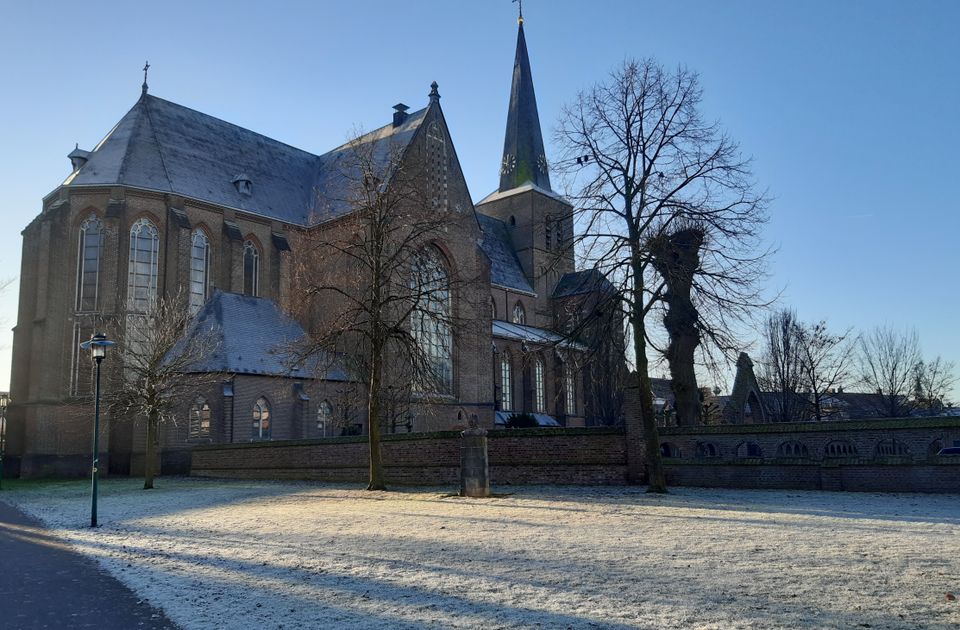 Sint Willibrordus Kirche Deurne Winter