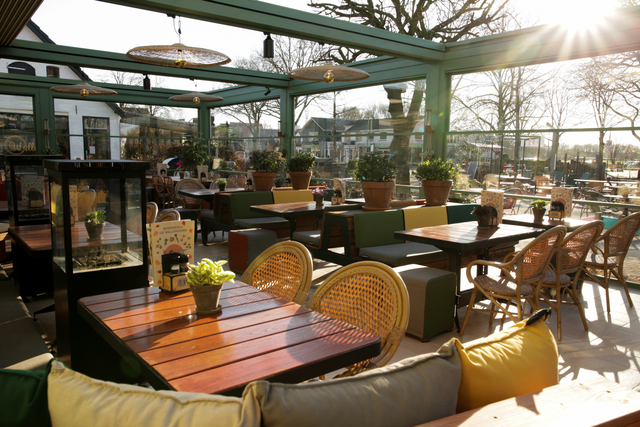 Zomerveranda vierseizoenenterras De Waldhoorn Otterlo