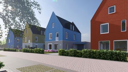 Impressie woningen Het Eiland