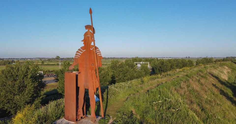 Cortens stalen Romeinse soldaat in Alphen aan den Rijn