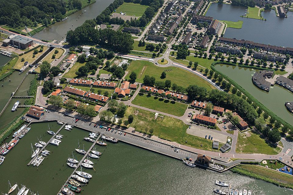 Werkeiland luchtfoto.