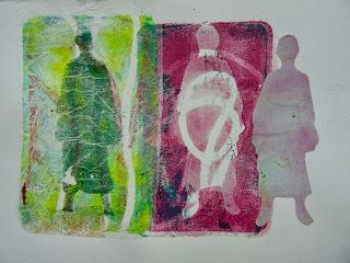 Voorbeeld Gelli Plate