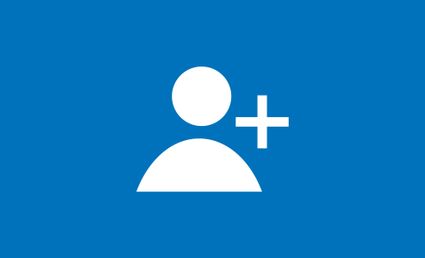 Icoon nieuw account