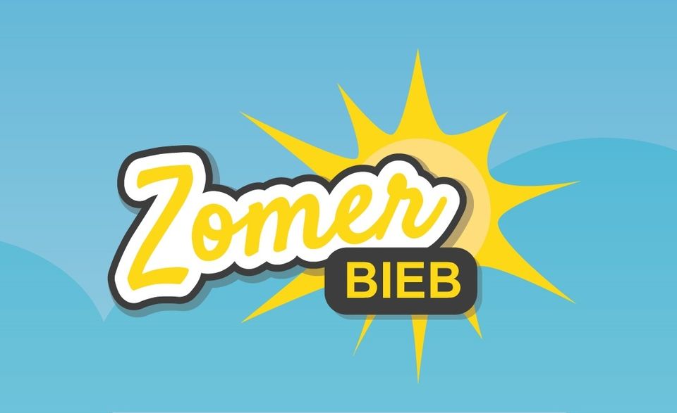Een poster van de Zomer Bieb