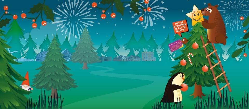 Kerstheader kinderplatform '25