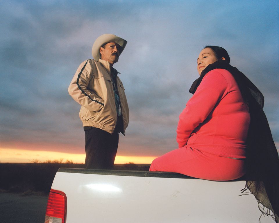 foto van de vader en moeder van transvrouw Alejandra Ortiz