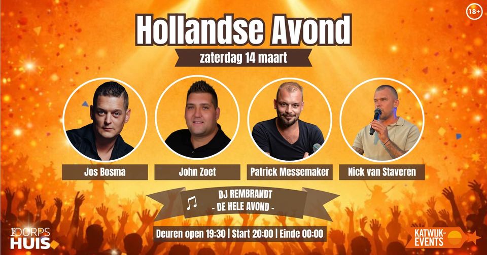 Een poster van het concert