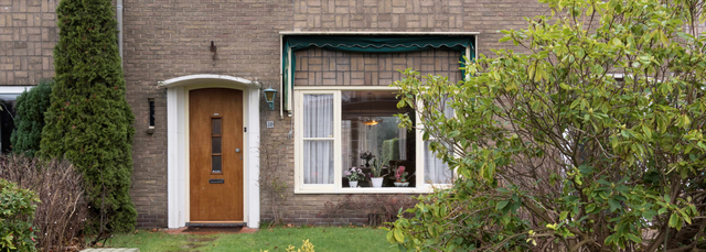 Voorzijde van het huis aan de J P Coenstraat