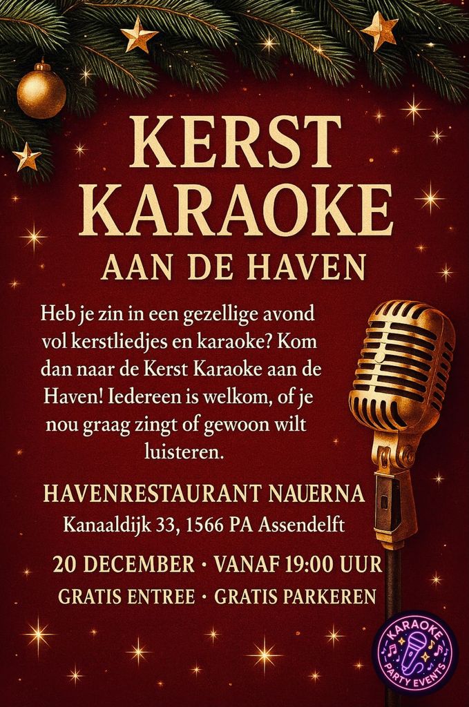 Kerstkaraoke aan de Haven
