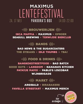Maximus Lentefestival Line-up