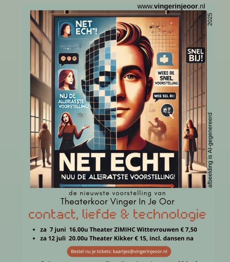 TheaterKoor Vinger in je Oor: Net echt