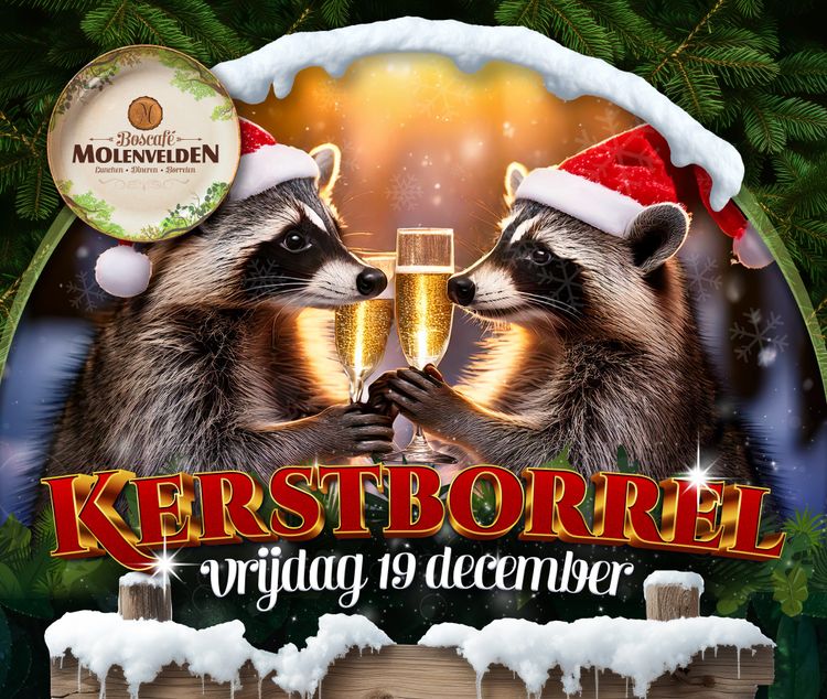 Kerstborrel bij Boscafé Molenvelden in Veldhoven