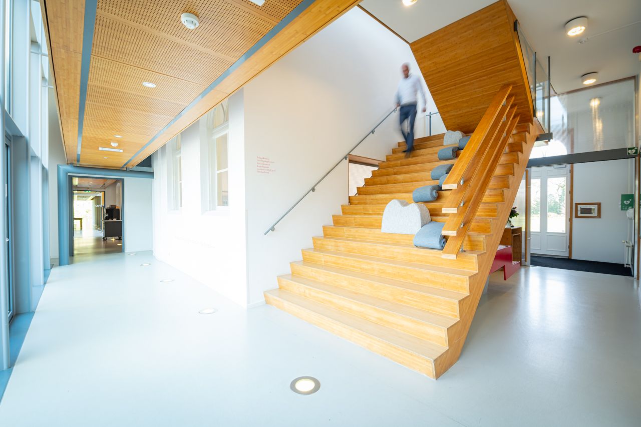 Trappenhuis in het oude gebrouw