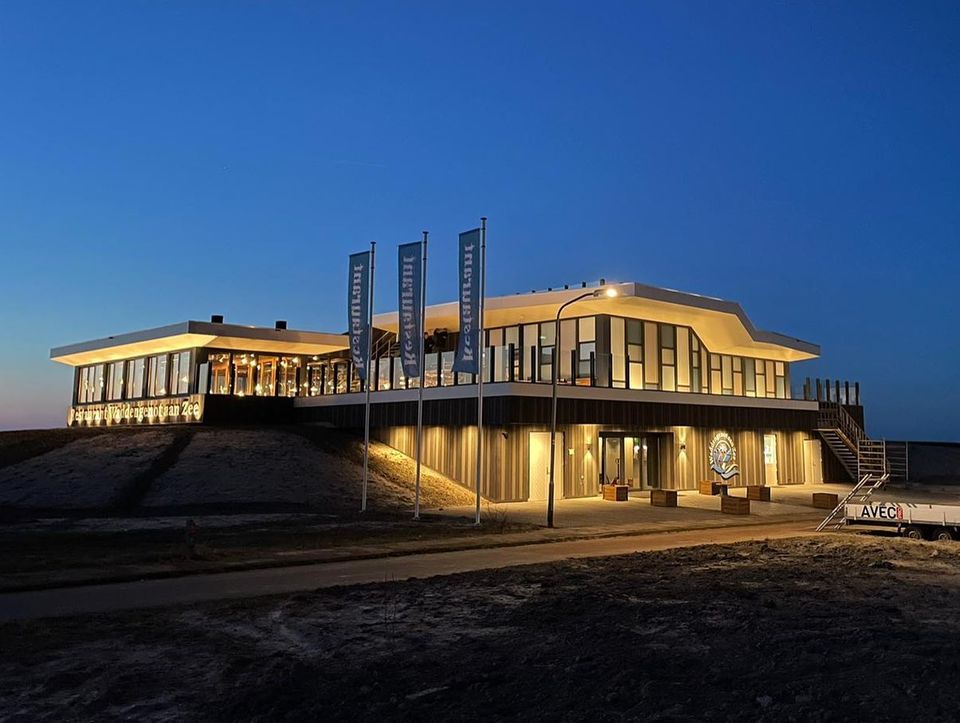 waddengenot aan zee bij avond