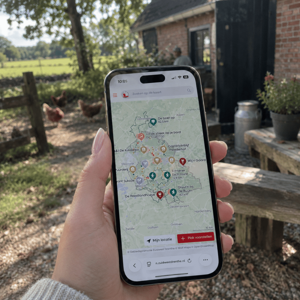 Streekproductenkaart van Zuidwest-Drenthe