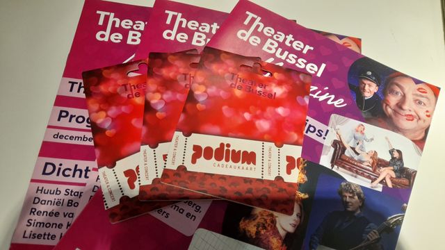 Podium cadeaucard