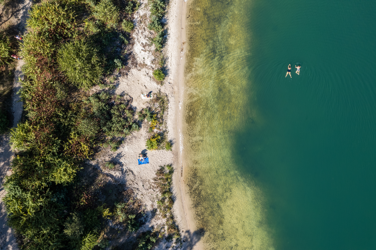 Dronefoto Zandenplas
