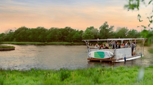 Varend terras incl. bediening en kapitein
