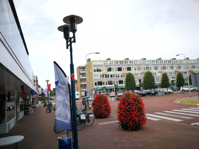 Winkelcentrum Bosplein in Katwijk.