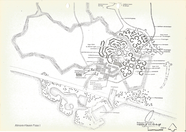 Stadstekening Almere Haven