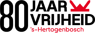 Logo 80 jaar vrijheid 's-Hertogenbosch