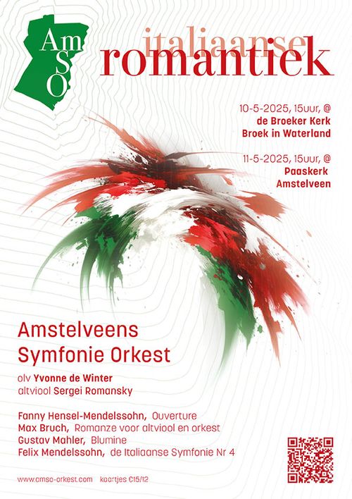 Een poster van een concert