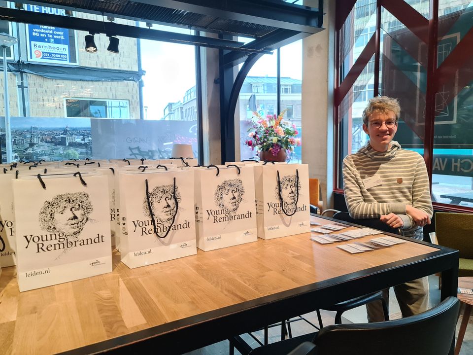 Stijn bij de inspiratiedag