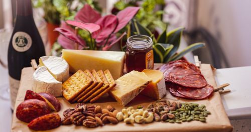 snacks op een plank