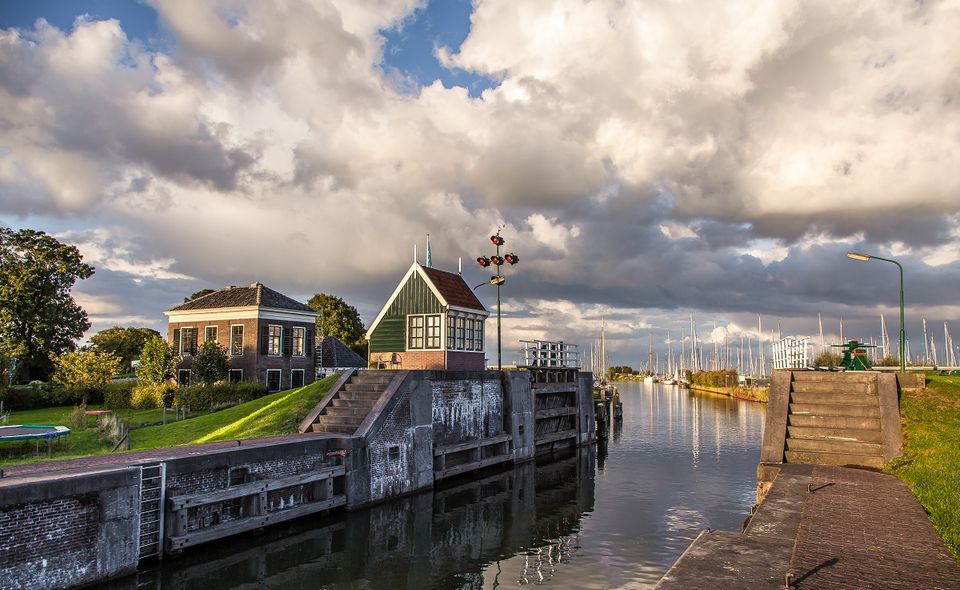 Zeesluis bij Edam