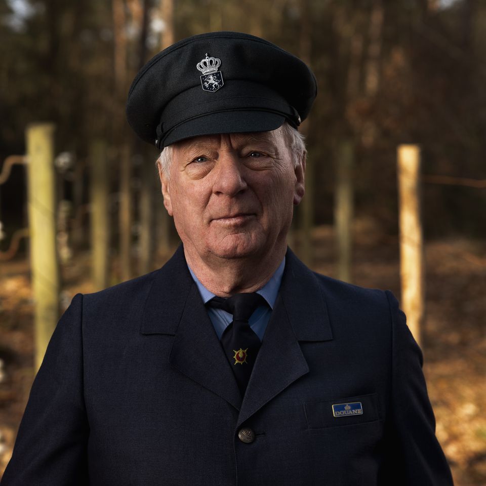De douanier in zijn uniform