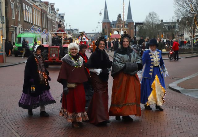 XMAS Sneek Kerstparade bij de Waterpoort