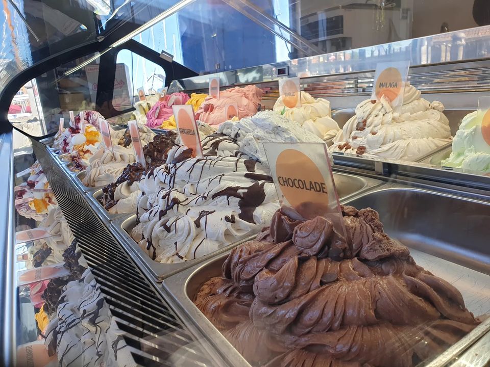 Verschillende ijssmaken van Grab'n'joy