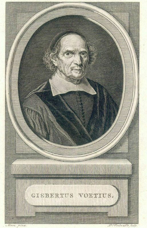 Prent van Gisbertus Voetius uit ca. 1793 