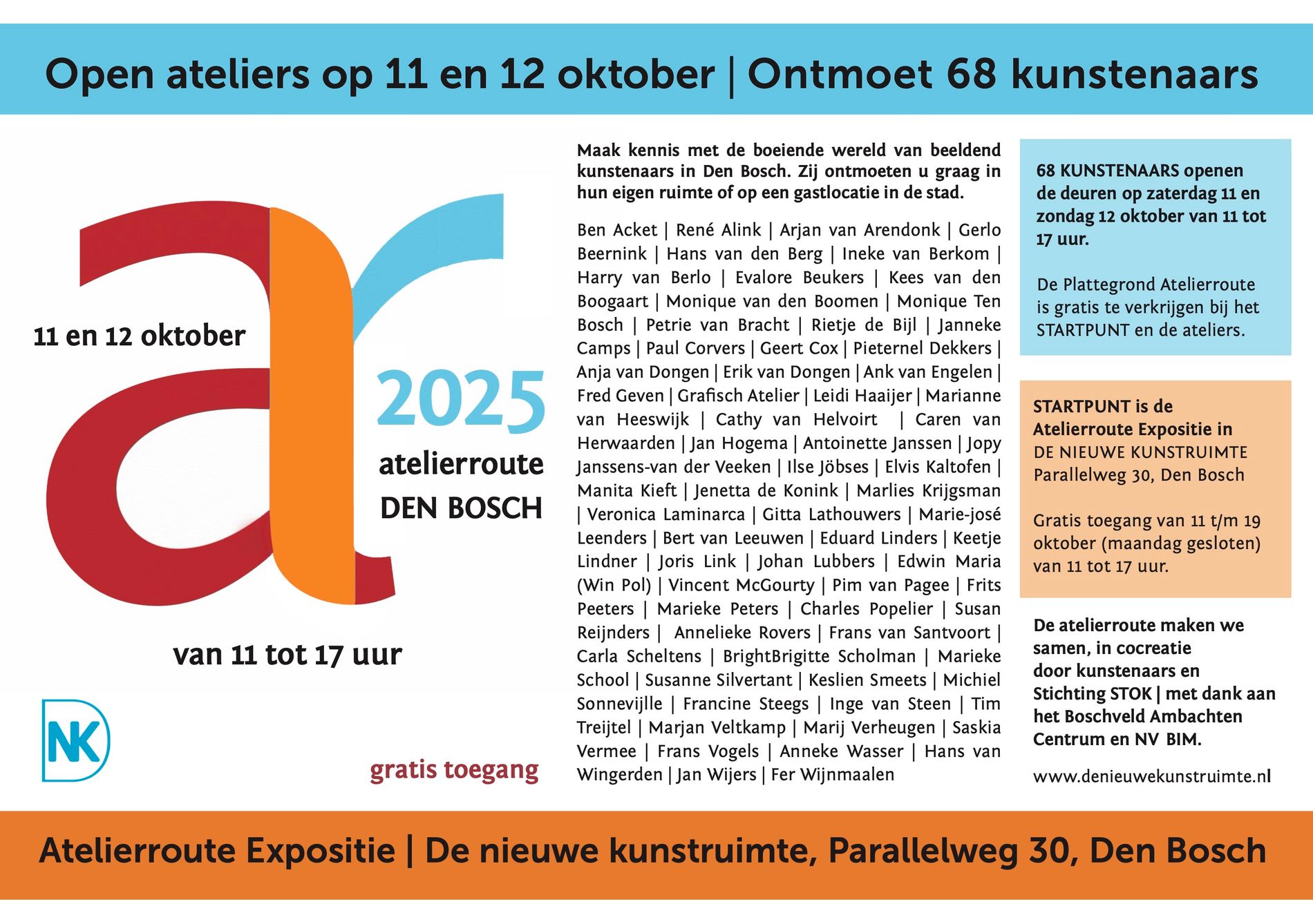 Advertentie verschenen in het Brabants Dagblad en de Bossche Omroep