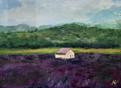Landschap met een huis