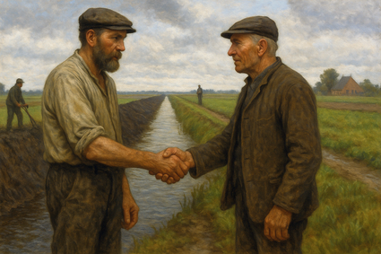De dorpsrechter en de lekkende dijk