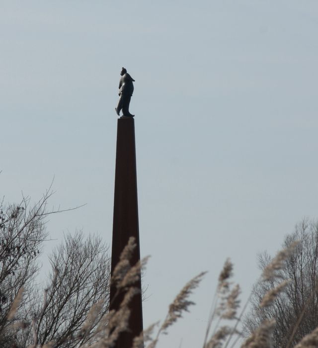 Elfstedentocht beeld Aukje in Workum