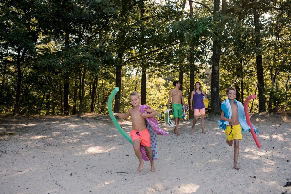 Schwimmen in einem See