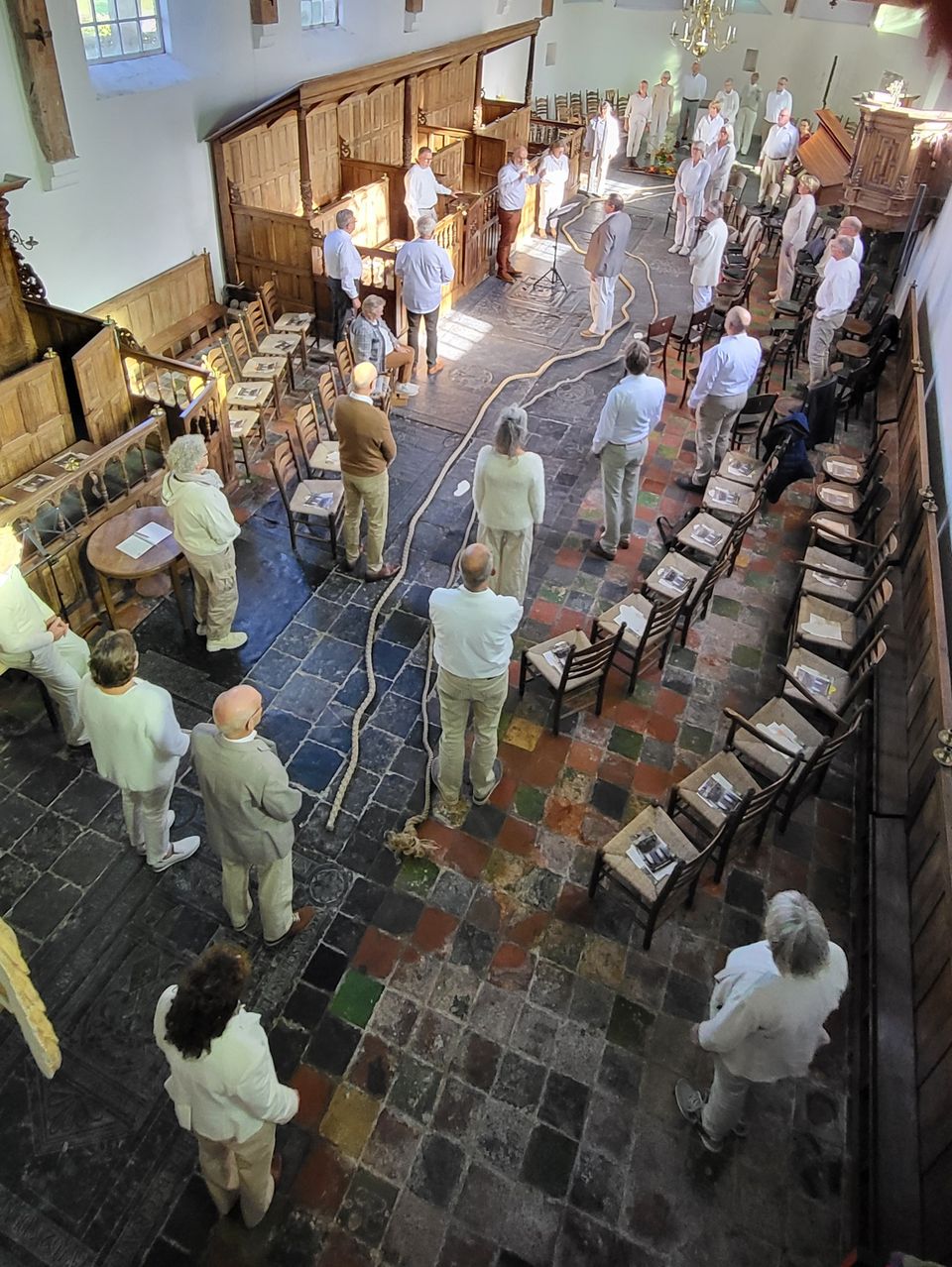 Uitvaartkoor optreden in Jorwert