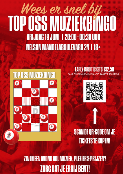 poster muziekbingo top oss