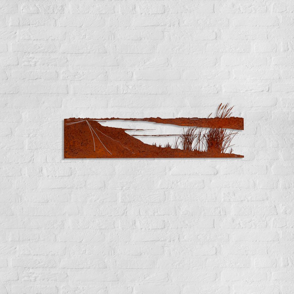 Kunstwerk van gerycycled materiaal