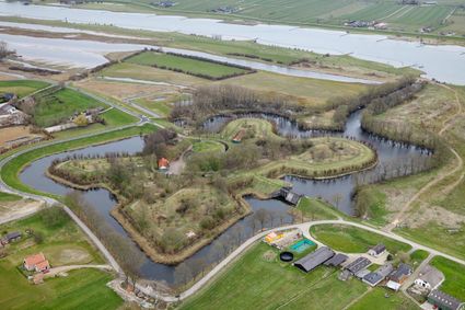 Luchtfoto van Fort Everdingen