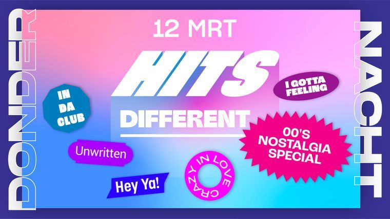 Dondernacht: Hits Different 00s Nostalgia Special